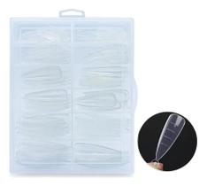 2X Molde F1 Stiletto Tips Unhas De Gel Porcelana 100 Und 2X Molde F1 Stiletto Tips Unhas De Gel Porcelana 100 Und