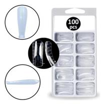 2X Molde F1 Unhas Gel Poligel Alongamento Polygel 100 Unidad