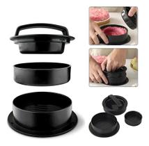 2X Molde Forma Para Fazer Hambúrguer Grande Pequeno E Rechea