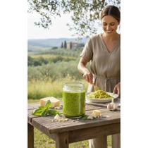 2x Molho Pesto Manjericão Vegano Sem Glúten 190g
