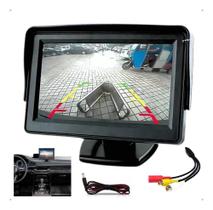 2X Monitor Digital Lcd Colorido Veicular 4.3 Tela Lcd Câmera