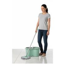 2x Mop Giratório 360º Balde 16L Aço Inox Limpeza Total 2x Mop Giratório 360º Balde 16L Aço Inox Limpeza Total