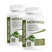 2x Moringa Oleifeira 60 Cápsulas 500mg Ativo Puro Extrato Concentrado