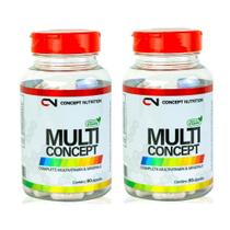 2x multi concept 90 capsulas - concept nutrition (multivitamínico)