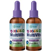 2x Multivitaminico Multivits Kids 30ml Cada - Uvits