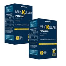 2x Muskular Anti Câimbras Potássio+ Magnésio+ Vit D B1 E B12 - Natunéctar