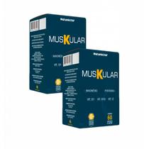 2x Muskular- Potássio+ Magnésio+ Vit D B1 E B12 2x Muskular- Potássio+ Magnésio+ Vit D B1 E B12