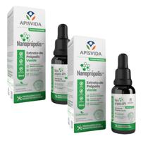2x Nanoprópolis- Extrato de Própolis Verde- 20ml- Apis Vida
