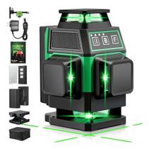 2X Níveis De Laser: 16 Linhas, Autonivelamento 4D Com 2 Bate