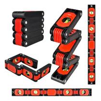 2X Nivel Bolha Dobrável Magnético Profissional 45/90/180 Gra 2X Nivel Bolha Dobrável Magnético Profissional 45/90/180 Gra