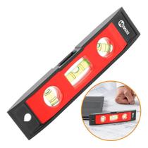 2X Nível De Mão Base Magnética Plástico 3 Níveis Pequeno Nov