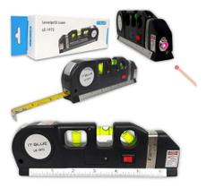2X Nível Laser 3 Linhas Cruz Trena Régua Nivelador Profissio 2X Nível Laser 3 Linhas Cruz Trena Régua Nivelador Profissio