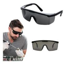 2X Oculos Epi Segurança Protecao Uv Anti Risco Construção Ci