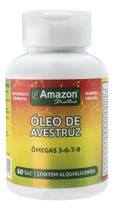2X Óleo De Avestruz Amazon Struthio 60 Cápsulas Sabor Natura