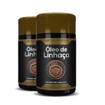 2X Oleo De Linhaça 60Caps Premium Hf Suplementos