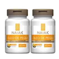 2x Óleo De Pequi Natural Naiak 60 Cápsulas