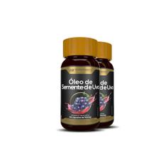 2X Óleo De Semente De Uva 60Caps Premium Hf Suplementos