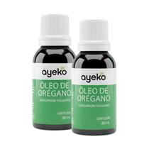 2X Óleo Vegetal De Orégano 100% Puro E Natural Prensado a Frio 30ml Ayeko