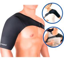 2X Ombreira Ortopédica Suporte Protetor Ombro Neoprene Ajust