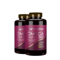 2x OMEGA 3 6 9 MULHER 240CAPS HF SUPLEMENTOS