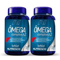 2x Ômega 3 Complex A-Z Nutrends 60 Capsulas