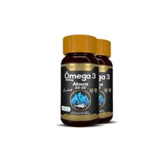 2x omega 3 concentrado importado do alasca 60caps