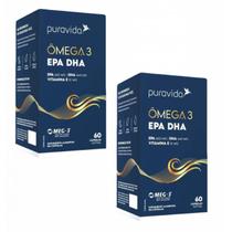 2x Ômega 3 EPA DHA- Vit. E- 1.411MG DE ÔMEGA 3- 60 Softgel