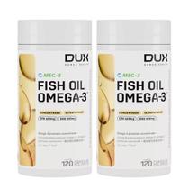 2x Ômega 3 Fish Oil Epa 660 Dha 440 Dux 120 Capsulas 2x Ômega 3 Fish Oil Epa 660 Dha 440 Dux 120 Capsulas