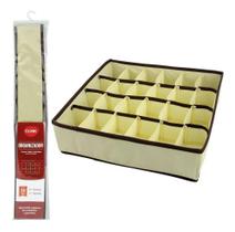 2X Organizador Calcinha Cueca Meia Gravata Gaveta 24 Divisor 2X Organizador Calcinha Cueca Meia Gravata Gaveta 24 Divisor