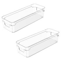 2x Organizador De Armários Multiuso Cozinha 30 X 10 X 7cm