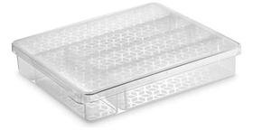 2X Organizador Gaveta Porta Talher Com Tampa Utensílio Cozin