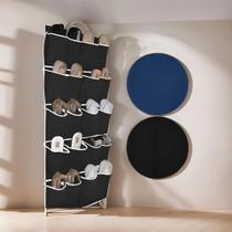 2X Organizador Sapatos Sapateira Vertical Atrás Porta 20 Bol 2X Organizador Sapatos Sapateira Vertical Atrás Porta 20 Bol