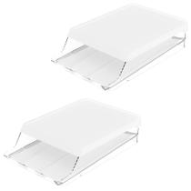 2X Organizadores De Ovos Roll 21 Unidades Clear Fresh - Ou