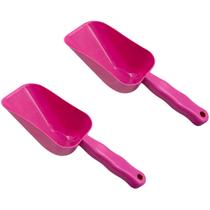 2x Pá Dosadora Para Grão Colher de Gelo Pegador Cereal ou Ração