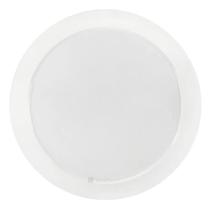 2X Painel De Led Plafon Sobrepor Redondo Lys 18W Luz Quente