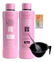 2X Paiolla Escova Progressiva Bambu 2X1 Litro + Kit Aplicaçã