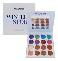 2X Paleta De Sombras Ruby Rose Winter Storm 3,2G
