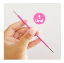 2X Palito Cutícula Duplo Aço Inox Manicure Isis Cutelaria 2X Palito Cutícula Duplo Aço Inox Manicure Isis Cutelaria