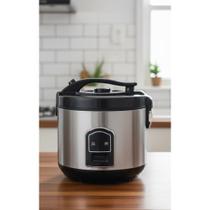 2x Panela Arroz Vapor Inox Visor Vidro 10 Medidas 220V 2x Panela Arroz Vapor Inox Visor Vidro 10 Medidas 220V