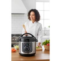 2x Panela Pressão Elétrica Multifuncional 4L Rápida Segura 2x Panela Pressão Elétrica Multifuncional 4L Rápida Segura