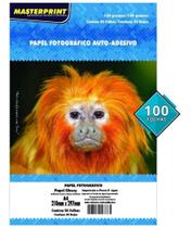2X Papel Fotográfico Adesivo 130G A4 Glossy Masterprint 100