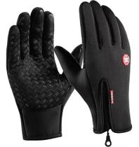 2X Par Luva Motoqueiro Térmica E Impermeável Com Touch Scree