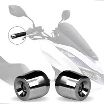 2X Par Peso De Guidao Pezinho Pcx 150 Titan Cromado Universa 2X Par Peso De Guidao Pezinho Pcx 150 Titan Cromado Universa