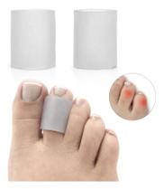2X Par Protetor Anelar De Silicone Dedeira Dedos Calos Dos P