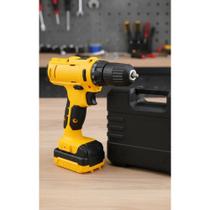 2x Parafusadeira Furadeira Bateria 12V 10mm Versátil Profiss