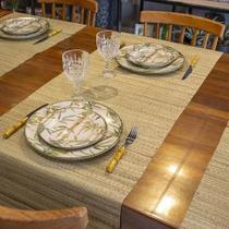 2X Passadeira Para Mesa Em Junco 1,50Mt X 40Cm Caminho Mesa 2X Passadeira Para Mesa Em Junco 1,50Mt X 40Cm Caminho Mesa