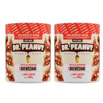 2x Pasta De Amendoim buenissimo C/Whey Isolado 650g-Dr Peanut 2x Pasta De Amendoim buenissimo C/Whey Isolado 650g-Dr Peanut