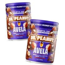 2x pasta de amendoim com whey protein 250g-dr peanut