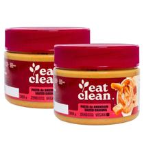 2x Pasta de Amendoim Salted Caramel Eat Clean 300g