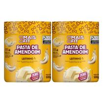 2x Pasta de Amendoim Zero Açúcar Leitinho MaisFit 500g